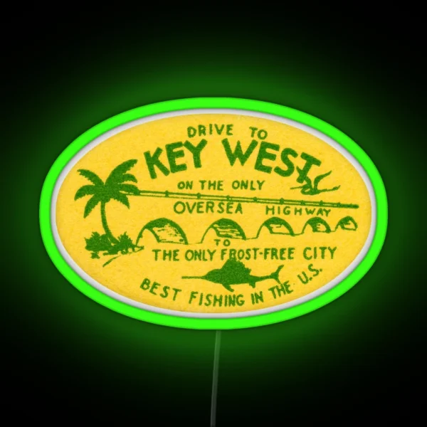 1940 S Key West Florida RGB Neon Sign