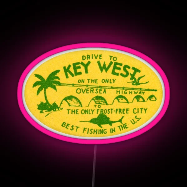 1940 S Key West Florida RGB Neon Sign