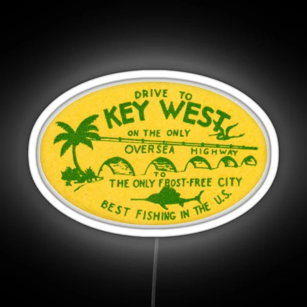 1940 S Key West Florida RGB Neon Sign