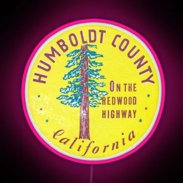 1940s Humboldt County California RGB Neon Sign