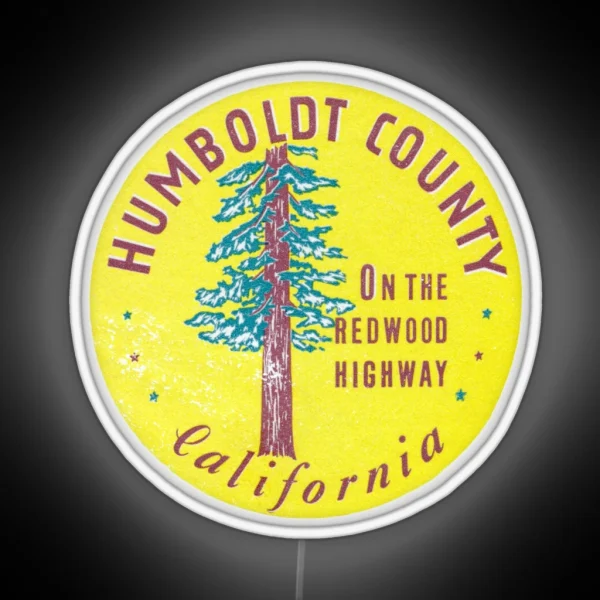 1940s Humboldt County California RGB Neon Sign