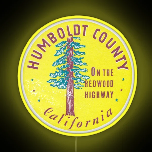 1940s Humboldt County California RGB Neon Sign