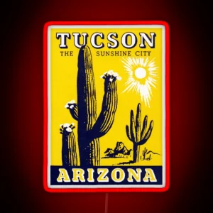 1940s Tucson Arizona RGB Neon Sign