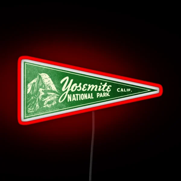 1945 Yosemite National Park California RGB Neon Sign