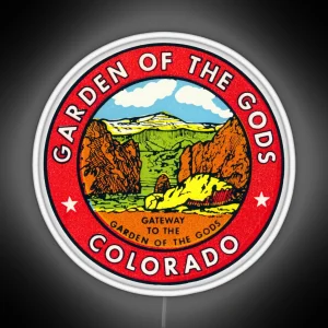 1950 Garden Of The Gods Colorado RGB Neon Sign