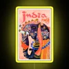 1960 TWA India Elephant Travel Poster RGB Neon Sign - Image 6