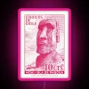 Easter Island Inspired Color-Changing RGB Neon Sign with Moai Design