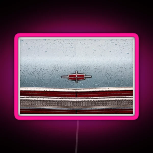 1970 S Lincoln Town Car Badge RGB Neon Sign