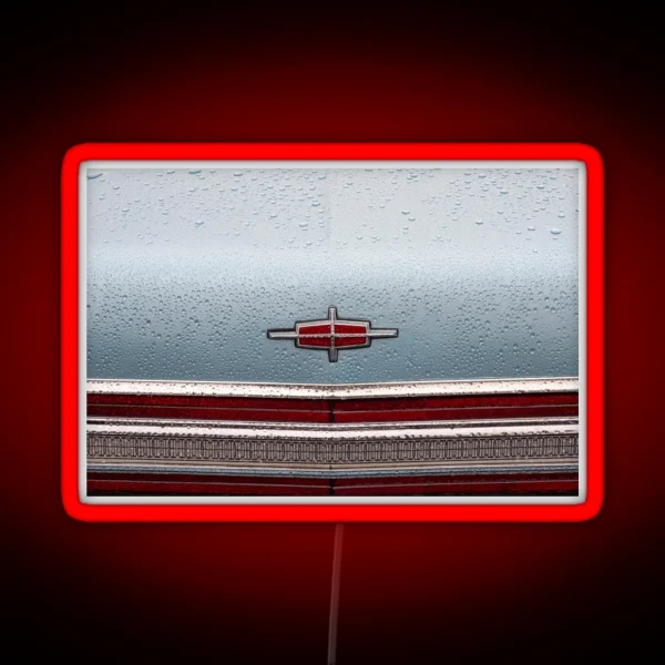 1970 S Lincoln Town Car Badge RGB Neon Sign