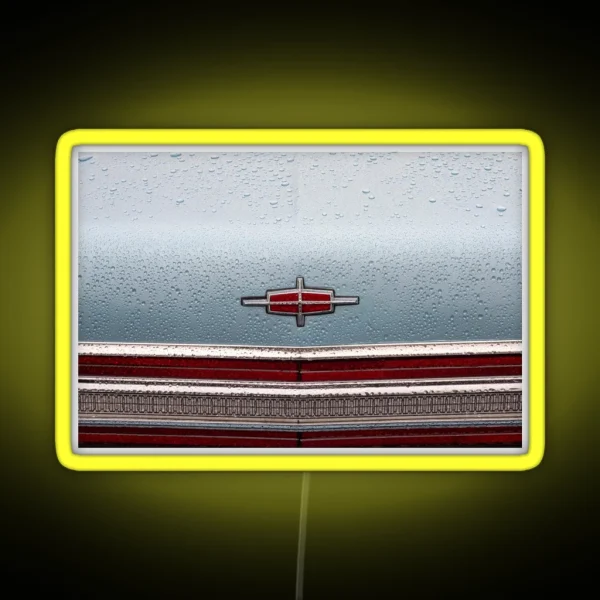 1970 S Lincoln Town Car Badge RGB Neon Sign