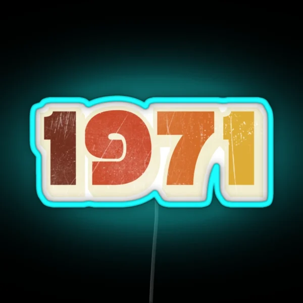 1971 RGB Neon Sign