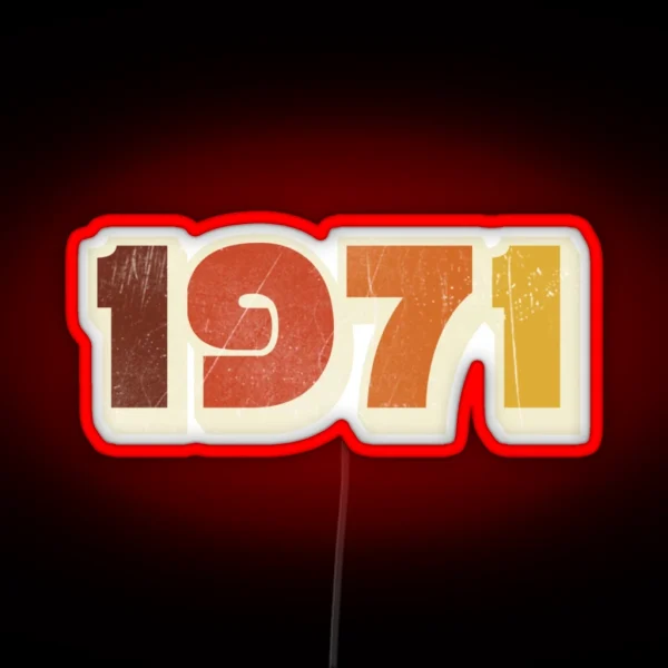 1971 RGB Neon Sign