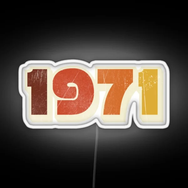 1971 RGB Neon Sign