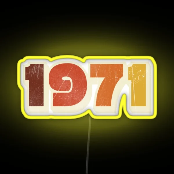 1971 RGB Neon Sign