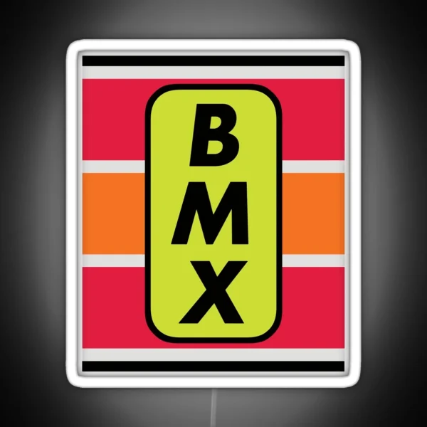 1975 1980 BMX Head Badge RGB Neon Sign