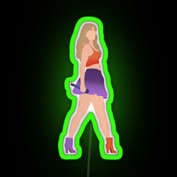 1989 Orange And Purple RGB Neon Sign