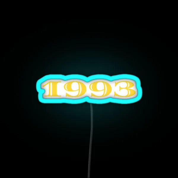 1993 Retro RGB Neon Sign