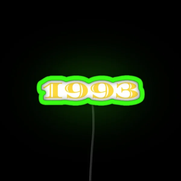 1993 Retro RGB Neon Sign