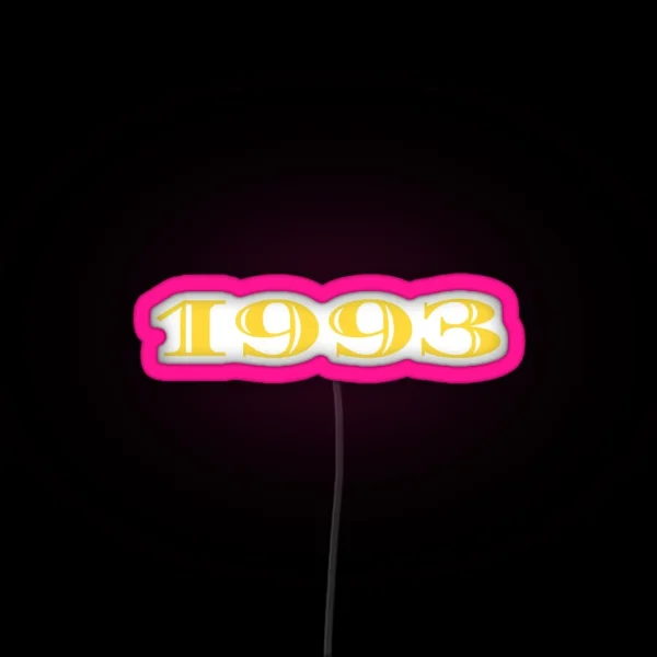 1993 Retro RGB Neon Sign