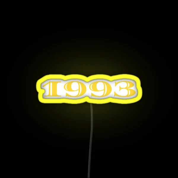 1993 Retro RGB Neon Sign