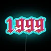 Neon-lit 90s nostalgia with bold RGB accents in sleek design.