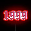 Neon glow 1999 led light up wall decoration art piece