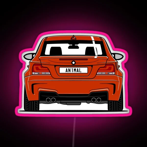 1M Coupe Road Car RGB Neon Sign