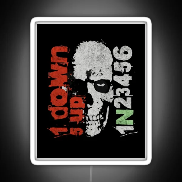 1N23456 Skull RGB Neon Sign