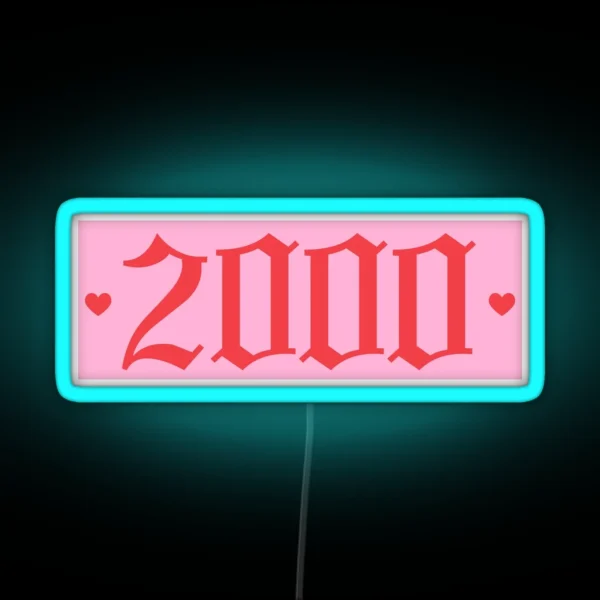 2000 3 RGB Neon Sign