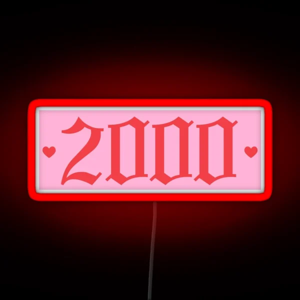 2000 3 RGB Neon Sign