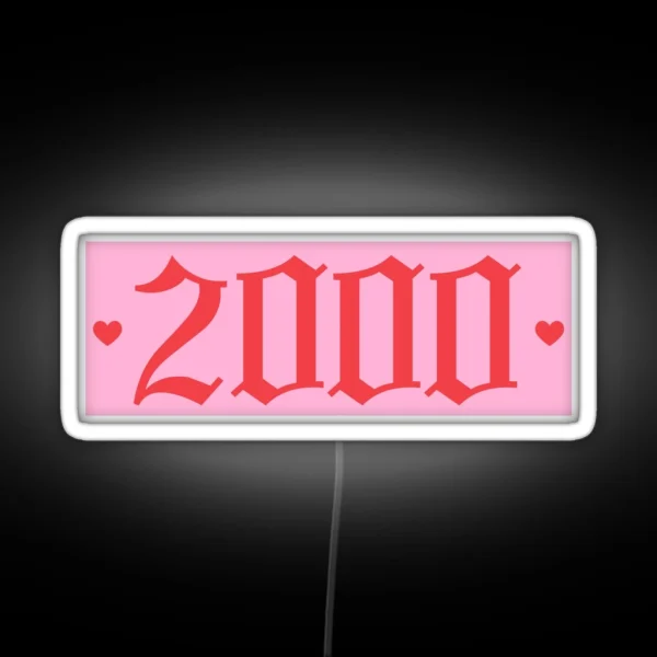 2000 3 RGB Neon Sign