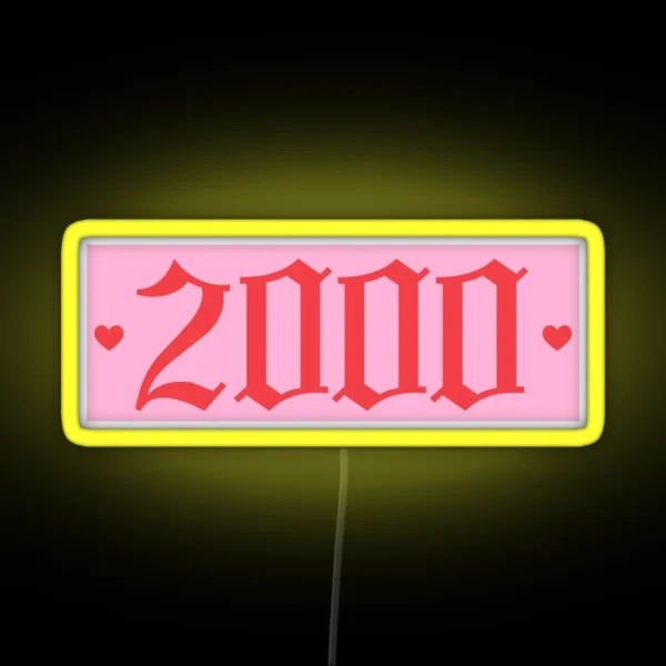 2000 3 RGB Neon Sign