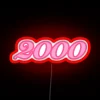 2000 birth year custom RGB neon sign decorative wall art