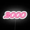 Personalized LED Sign Birth Year 2000 Customizable RGB Neon Display