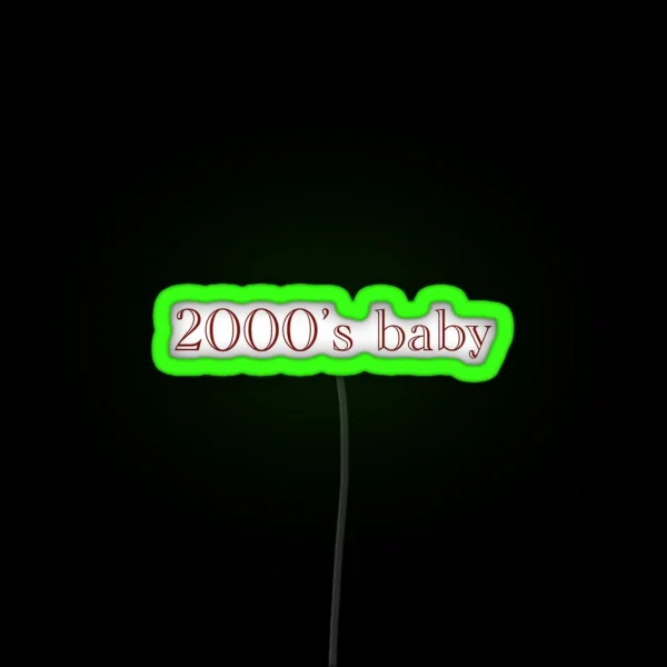 2000 S Baby RGB Neon Sign