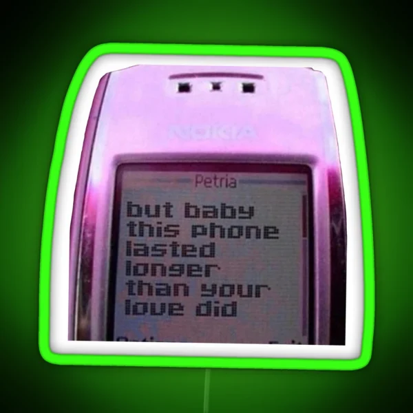 2000 S Phone RGB Neon Sign