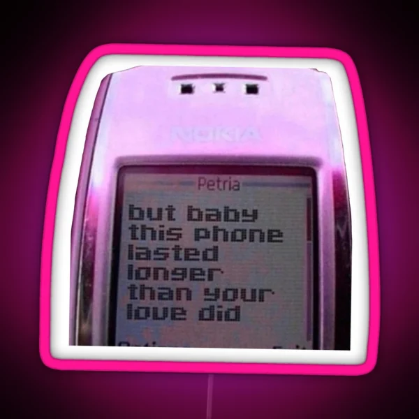 2000 S Phone RGB Neon Sign