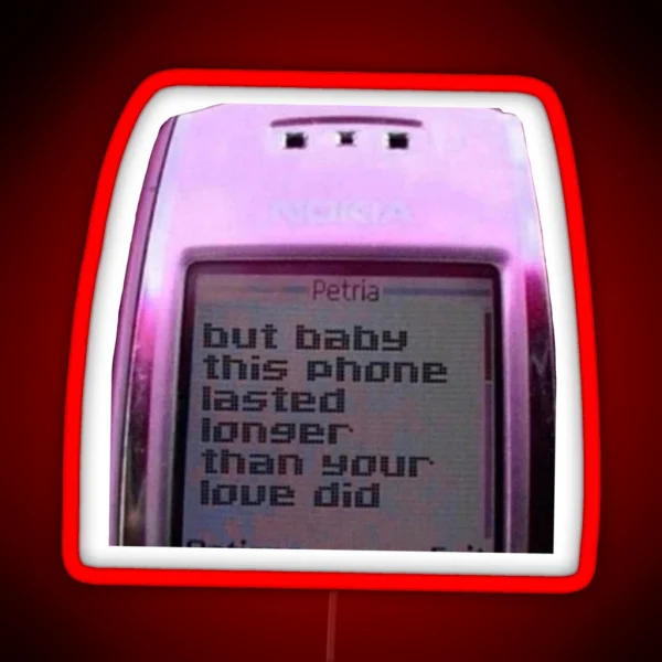 2000 S Phone RGB Neon Sign