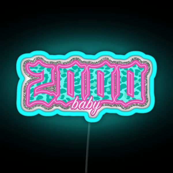 2000s Baby Birth Year Led RGB Neon Sign