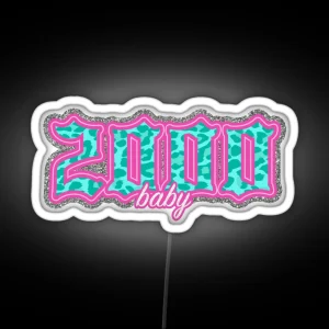 2000s Baby Birth Year Led RGB Neon Sign