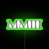 Retro 80s Vibes Neon Sign with RGB Color Changing LED Lights