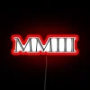 Vintage 2003 RGB neon light art modern home decor statement.