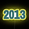 Durable Bright 2013 Year RGB Color Changing Digital Neon Sign Display