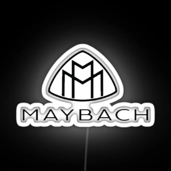 2020 Maybach Fan Zone For Latest Luxurious Cars And RGB Neon Sign