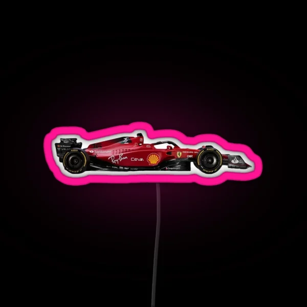 2022 Scuderia F1 Car RGB Neon Sign