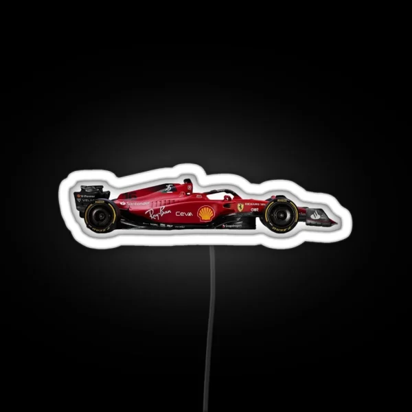 2022 Scuderia F1 Car RGB Neon Sign