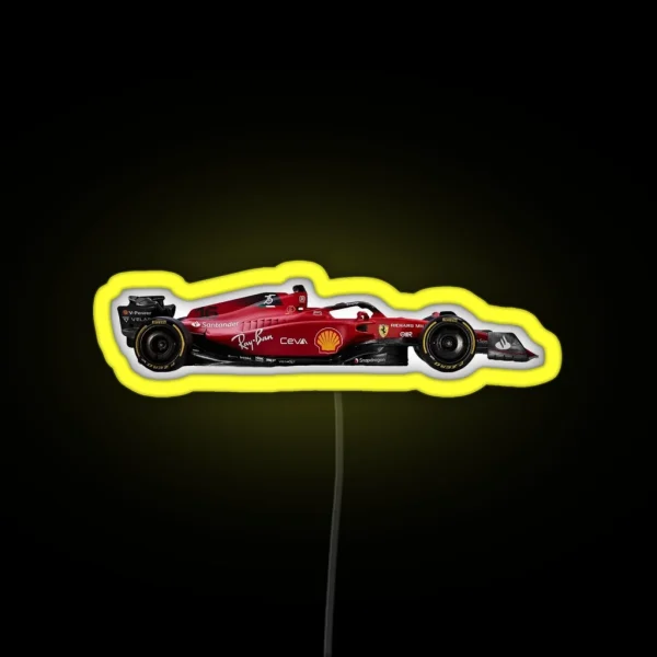 2022 Scuderia F1 Car RGB Neon Sign