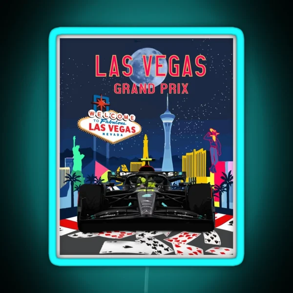 2023 Las Vegas Grand Prix No44 RGB Neon Sign