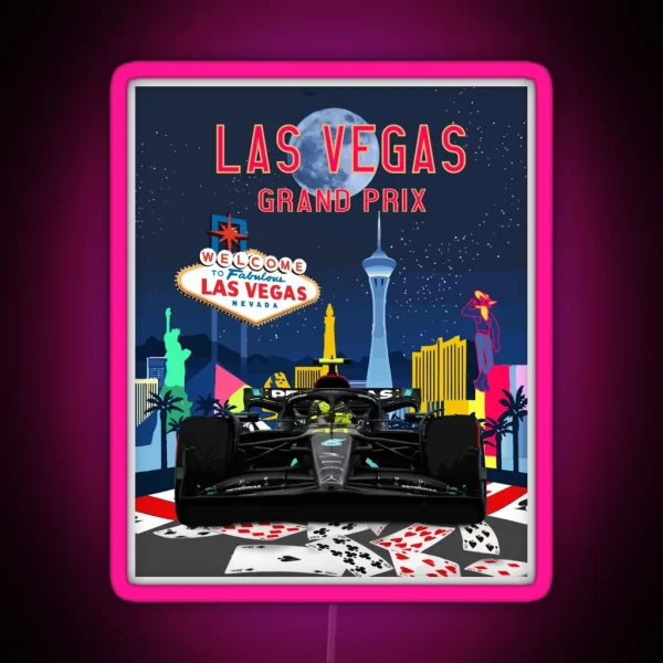 2023 Las Vegas Grand Prix No44 RGB Neon Sign