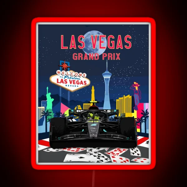 2023 Las Vegas Grand Prix No44 RGB Neon Sign